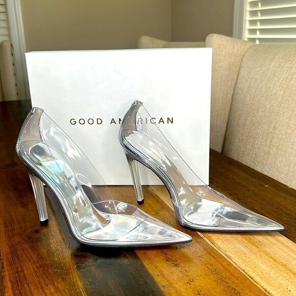 Good American CINDER-F*CKING-RELLA PUMP - Picture 1 of 11